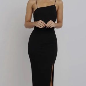 neon off shoulder dress La Femme Dress 29146 8 / Neon Green